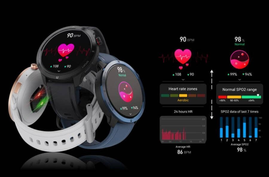 Rubicon Rncf14 Smartwatch Gray vy 2