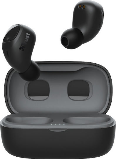 Trust Nika Compact In-ear Bluetooth Handsfree Earphones with Sweat Resistance and Charging Case Black