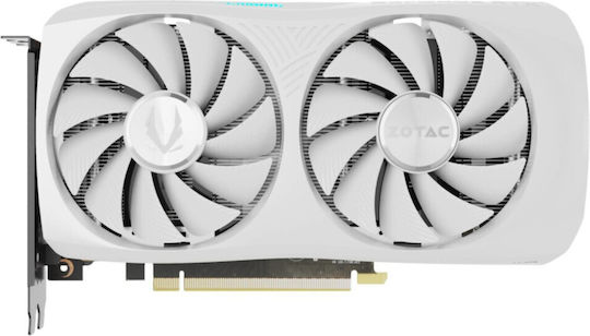 Zotac GeForce RTX 4070 12GB GDDR6 Twin Edge OC White Graphics Card vue 2