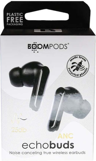 Boompods In-ear Bluetooth Handsfree Earphones with Sweat Resistance and Charging Case Black view 5