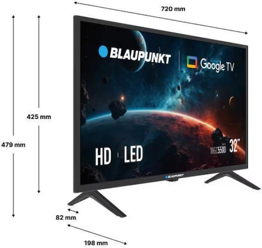Blaupunkt Smart Television 32" HD Ready LED 32WGC5500S (2024) view 9