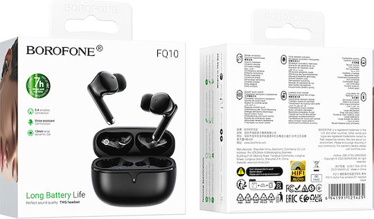 Borofone FQ10 Joyful In-ear Bluetooth Handsfree Earphones with Charging Case Black Ansicht 5