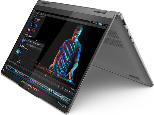 Lenovo IdeaPad 5 2-in-1 14Q8X9 14" OLED FHD+ Touchscreen (Snapdragon-X Plus X1P-42-100/16GB/512GB SSD/W11 Pro) Luna Grey (US Keyboard) view 2