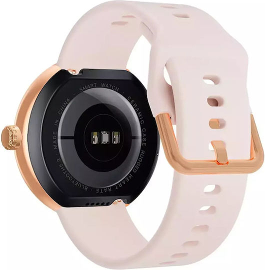 Forever Forevive 5 SB-365 Smartwatch with Heart Rate Monitor (Rose Gold) view 4