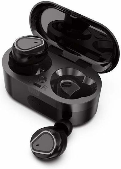 In-ear Bluetooth Handsfree Earphones with Charging Case Black view 6