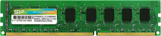 Silicon Power DDR3L with 1x8GB Module and Speed 1600 for Desktop SP008GLLTU160N02