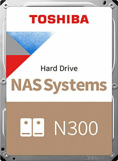 Toshiba N300 Bulk 4TB HDD Hard Drive 3.5" SATA III 7200rpm with 128MB Cache for NAS HDWG440UZSVA vue 2
