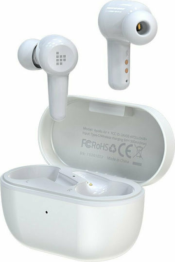 Tronsmart Apollo Air + In-ear Bluetooth Handsfree Earphones with Sweat Resistance and Charging Case White vue 3