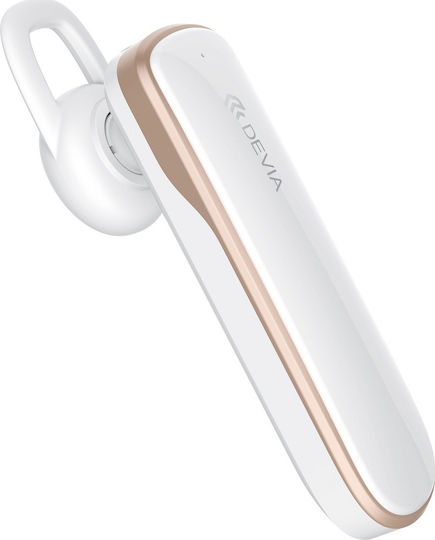 Devia Smart 4.2 Earbud Bluetooth Handsfree Earphone White view 1