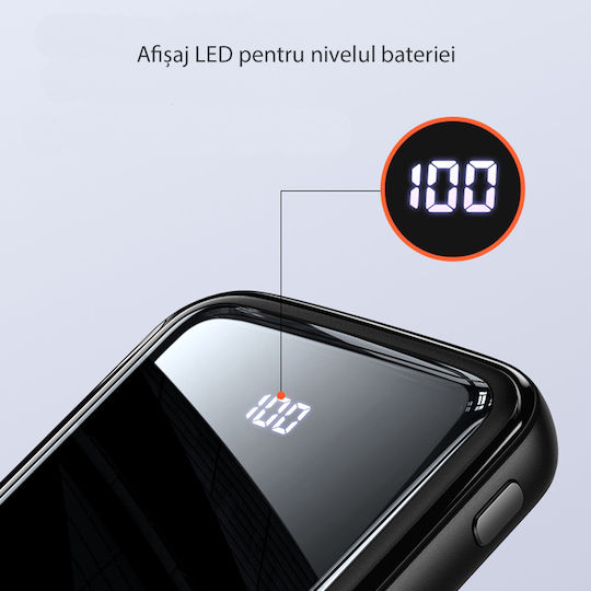 Usams PB58 Power Bank 10000mAh with 2 USB-A Ports Black view 4
