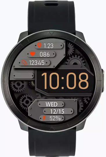 Watchmark WM18 Smartwatch with Heart Rate Monitor (Black)