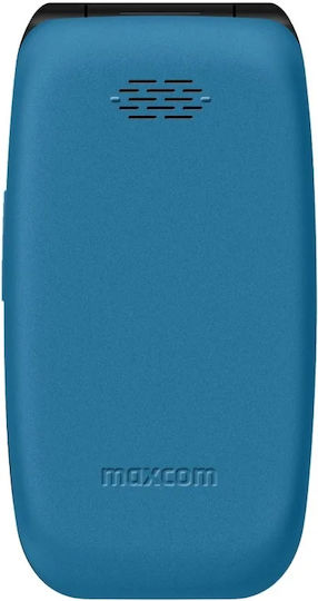 MaxCom Comfort MM828 Single SIM Mobile with Buttons Blue view 3