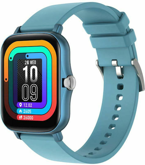 Senbono Lady Y20 Smartwatch with Heart Rate Monitor (Blue) view 1