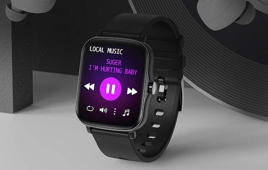 Colmi P8 Plus GT 45mm Smartwatch with Heart Rate Monitor (Black) view 6