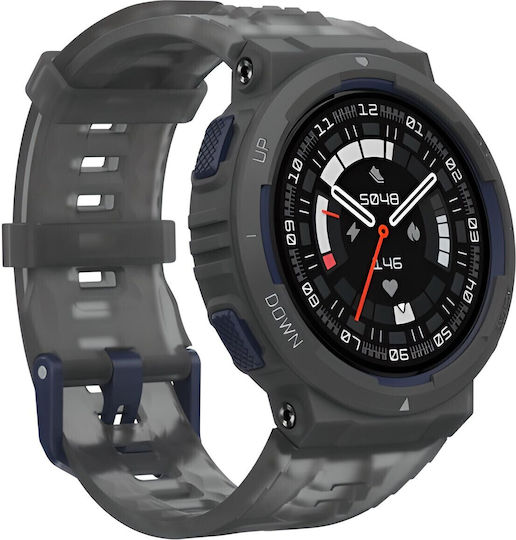 Amazfit Active Edge 46mm Waterproof Smartwatch with Heart Rate Monitor (Midnight Pulse) vue 6