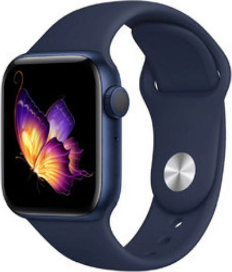 Z39 Stainless Steel Smartwatch with Heart Rate Monitor (Blue) view 1