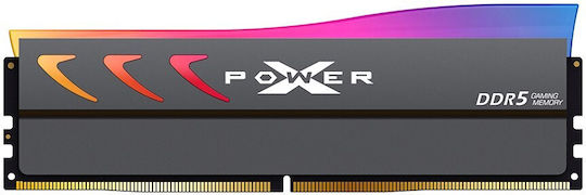 Silicon Power Storm RGB DDR5 with Module 1x32GB and Speed 6000 for Desktop SP032GXLWU60BFSK