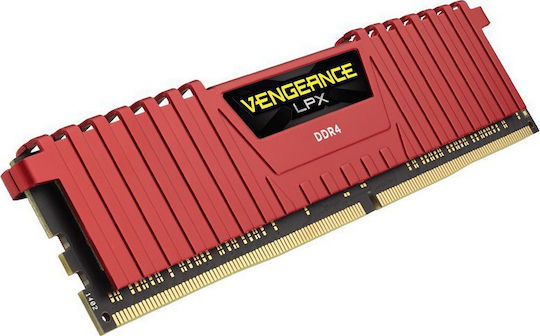 Corsair Vengeance LPX DDR4 with Module 1x4GB and Speed 2400 for Desktop CMK4GX4M1A2400C14R