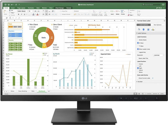 LG 27BN65YP-B IPS Monitor 27" FHD 1920x1080 with Response Time 5ms GTG