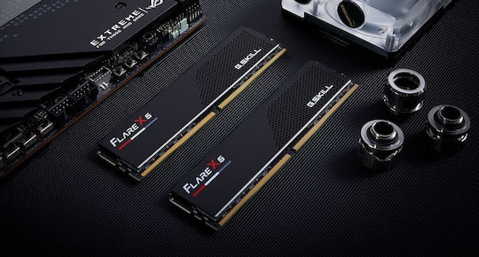 G.Skill Flare X5 DDR5 64GB RAM with 2x32GB Modules and Speed 6000 for Desktop F5-6000J3040G32GX2-FX5 view 5