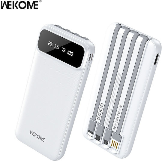 WK WP-102 Power Bank 10000mAh 12W White view 1