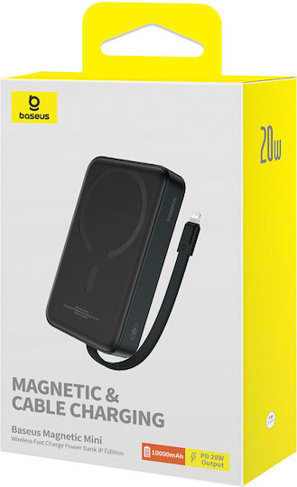 Baseus Mini MagSafe Power Bank 10000mAh 20W Power Delivery Black view 7