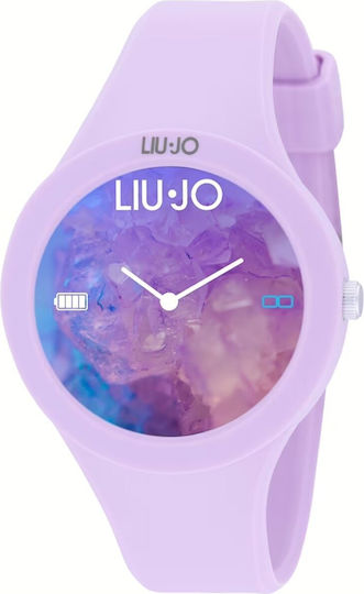 Liu Jo Voice Paint 42mm Smartwatch with Heart Rate Monitor (Purple) view 1