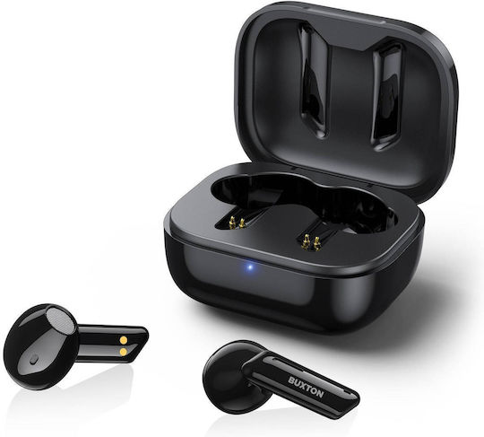 Buxton BTW 3300 In-ear Bluetooth Handsfree Earphones with Charging Case Black view 1