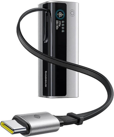 Baseus EnerGeek GR11 Power Bank 20000mAh 145W with USB-A Port and 2 USB-C Ports Silver