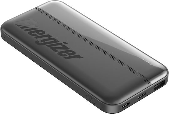 Energizer Power Bank 10000mAh with USB-A Port and 2 USB-C Ports Black
