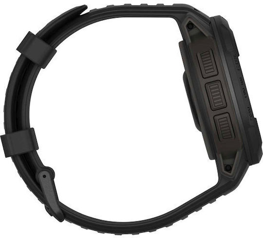 Garmin Instinct Crossover Solar Tactical 45mm Waterproof Smartwatch with Heart Rate Monitor (Black) view 5