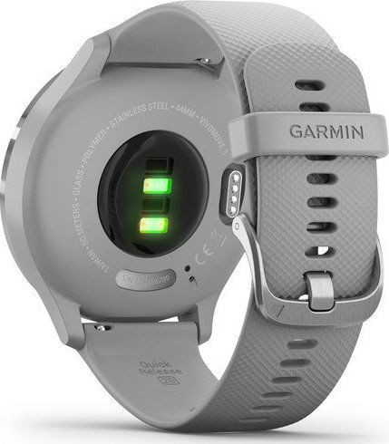 Garmin Vivomove 3 Stainless Steel 44mm Waterproof Smartwatch with Heart Rate Monitor (Powder Gray / Silver) view 6