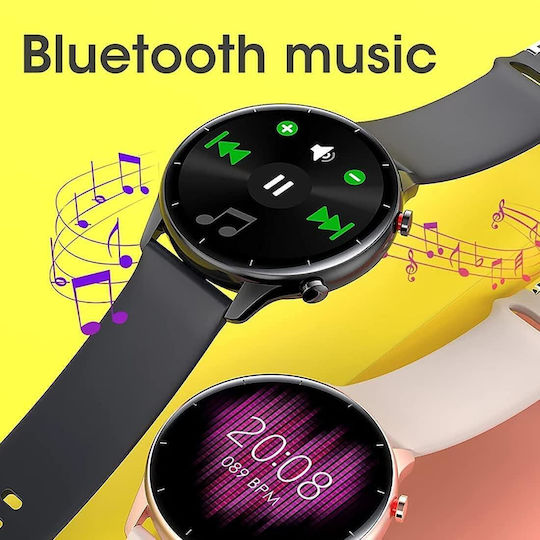 Nubi KM10 Smartwatch with Heart Rate Monitor (Black) view 5