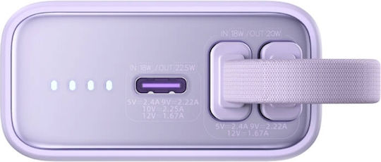 Romoss PHA10 Power Bank 10000mAh 22.5W with 2 USB-C Ports Purple vista 3