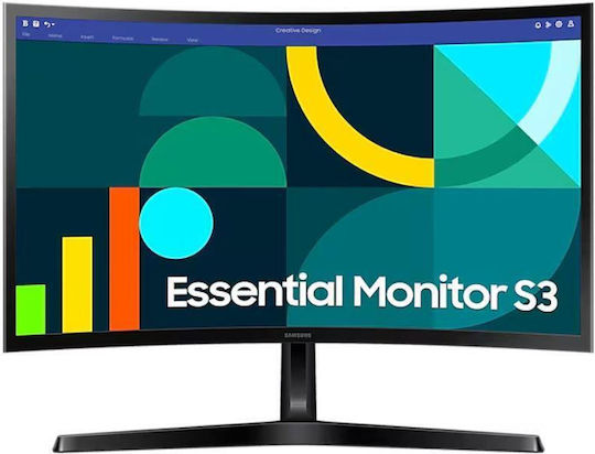 Samsung S3 S36GD FHD VA Curved Monitor 24" FHD 1920x1080 with Response Time 4ms GTG view 1