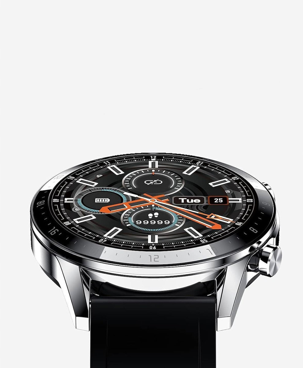 Gravity Smartwatch Silver Bracelet + Strap Gt10-6 vue 5