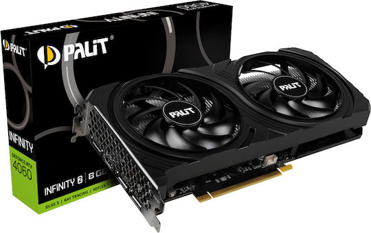 Palit GeForce RTX 4060 8GB GDDR6 Infinity 2 Graphics Card view 1