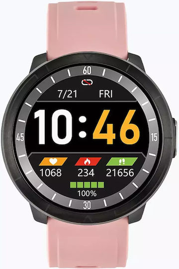 Watchmark WM18 Smartwatch with Heart Rate Monitor (Pink) view 6