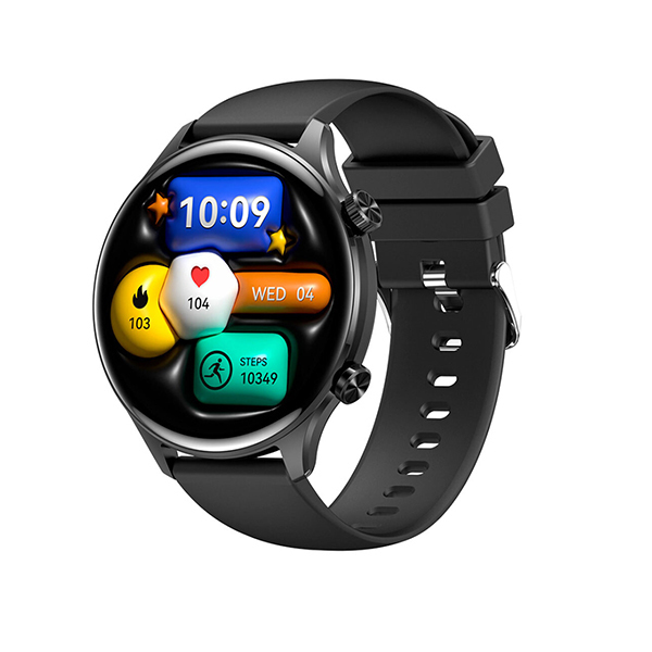 XO J14 Smartwatch with Heart Rate Monitor (Black) view 1