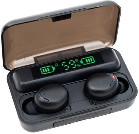 In-ear Bluetooth Handsfree Earphones with Charging Case Black view 4
