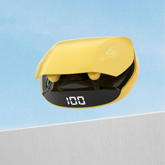 Dudao U16H In-ear Bluetooth Handsfree Earphones with Charging Case Yellow view 7