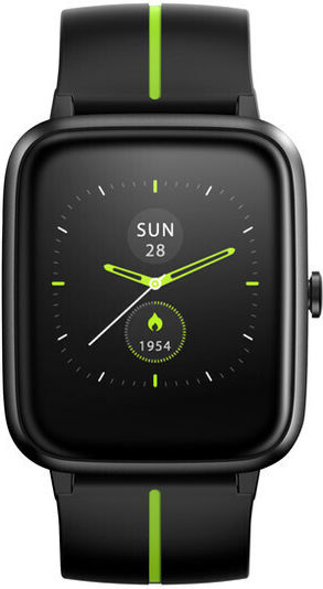 Jmsmart PJS0006V Smartwatch with Heart Rate Monitor (Black/Green)