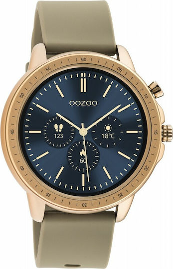 Oozoo Q00302 45mm Smartwatch with Heart Rate Monitor (Rose Gold) view 4