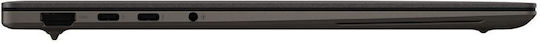 Asus Zenbook S 16 OLED UM5606WA-RJ241X 16" Touchscreen 120Hz (Ryzen AI 300 Series-9 HX 370/32GB/2TB SSD/W11 Pro) Zumaia Gray (US Keyboard) view 4