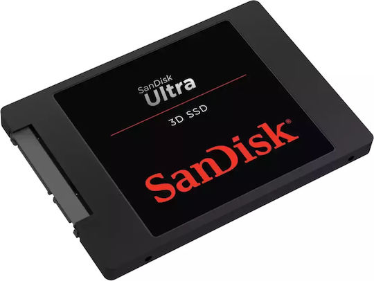 Sandisk Ultra 3D SSD 500GB 2.5'' SATA III SDSSDH3-500G-G26 vue 3