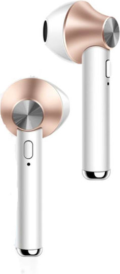 Eko Jeez In-ear Bluetooth Handsfree Earphones with Sweat Resistance and Charging Case Gold view 2