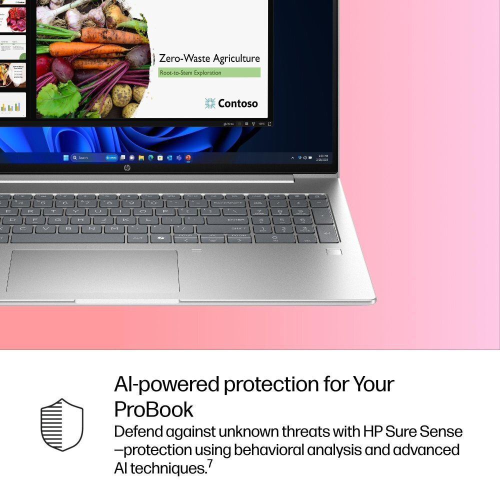 HP ProBook 4 G1a 16" IPS FHD+ (Ultra 7-255U/16GB/512GB SSD/W11 Pro) (US Keyboard) view 5