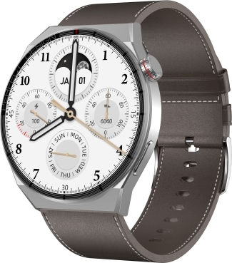 Dw13 1.5 Inch Color Screen Smart Watch Support Heart Rate Monitoring Blood Pressure Monitoring Silver view 1