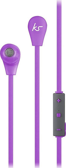 KitSound Bounce In-ear Bluetooth Handsfree Earphones Purple view 2