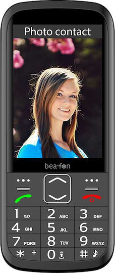Bea-fon SL270 Dual SIM Mobile with Buttons Black view 2